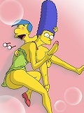 Mrs. Krabappel being mistreated and having sex with a partner who penetrates her vagina